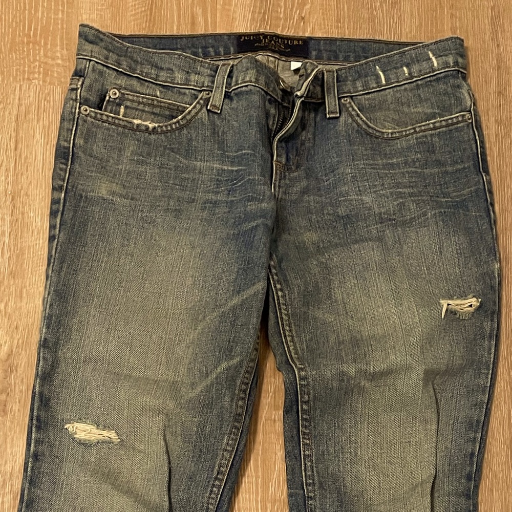 Juicy Couture ripped jeans